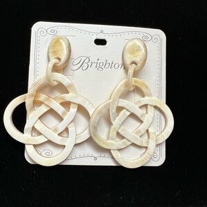 Brighton earrings, new! Interlock dangle earrings.